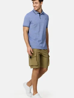Indicode Herren Poloshirt - INSan Jose in blau