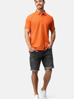 Indicode Herren Poloshirt - INJorah in orange