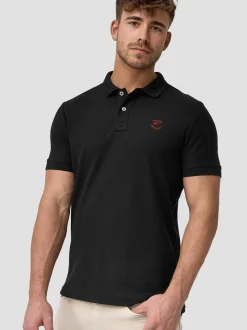 Indicode Herren Poloshirt - Wadim in schwarz