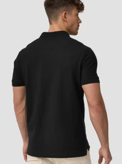 Indicode Herren Poloshirt - Wadim in schwarz