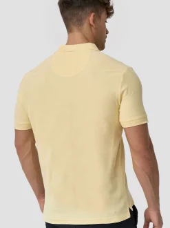 Indicode Herren Poloshirt - Wadim in vanille gelb