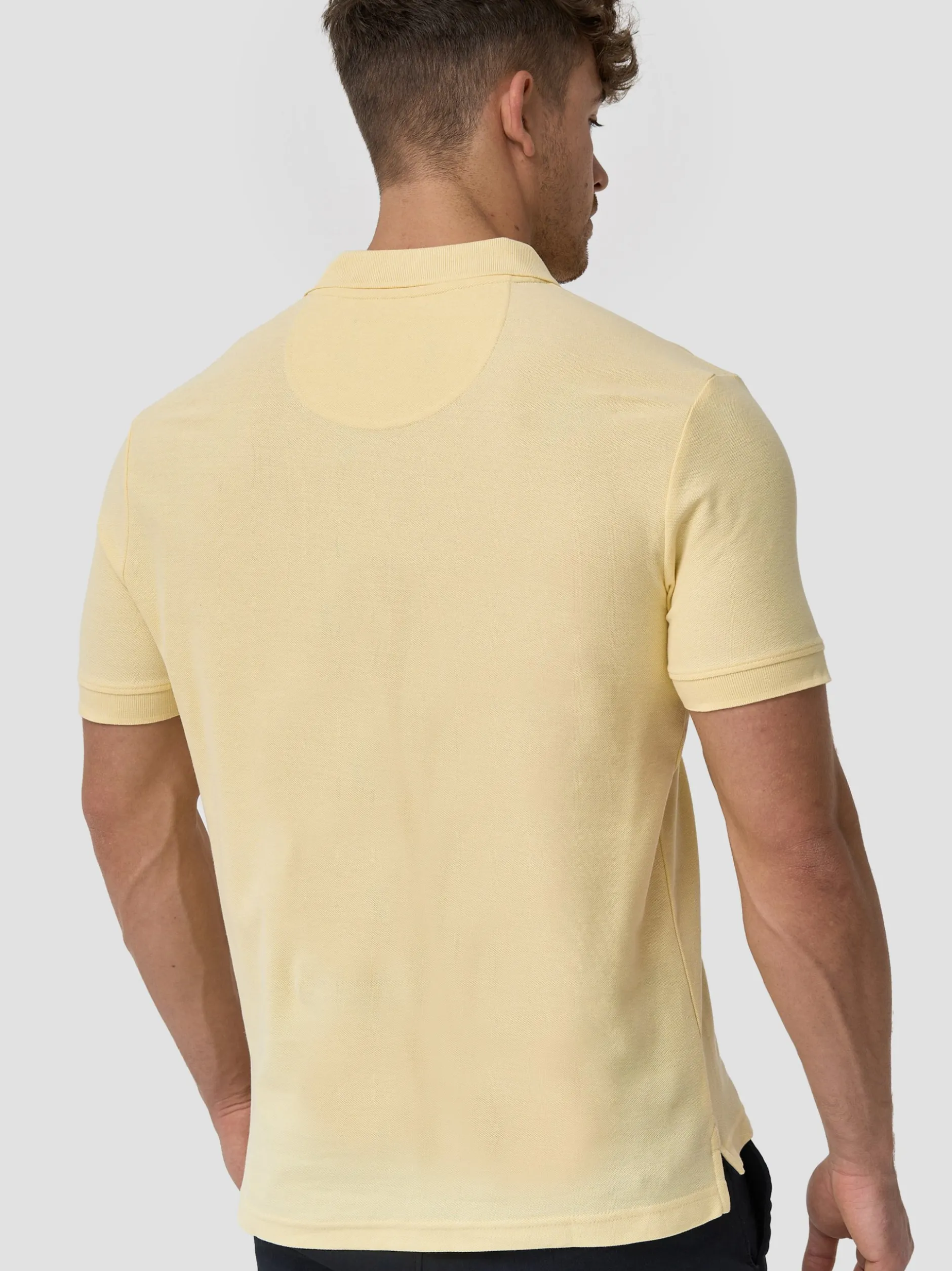 Indicode Herren Poloshirt - Wadim in vanille gelb