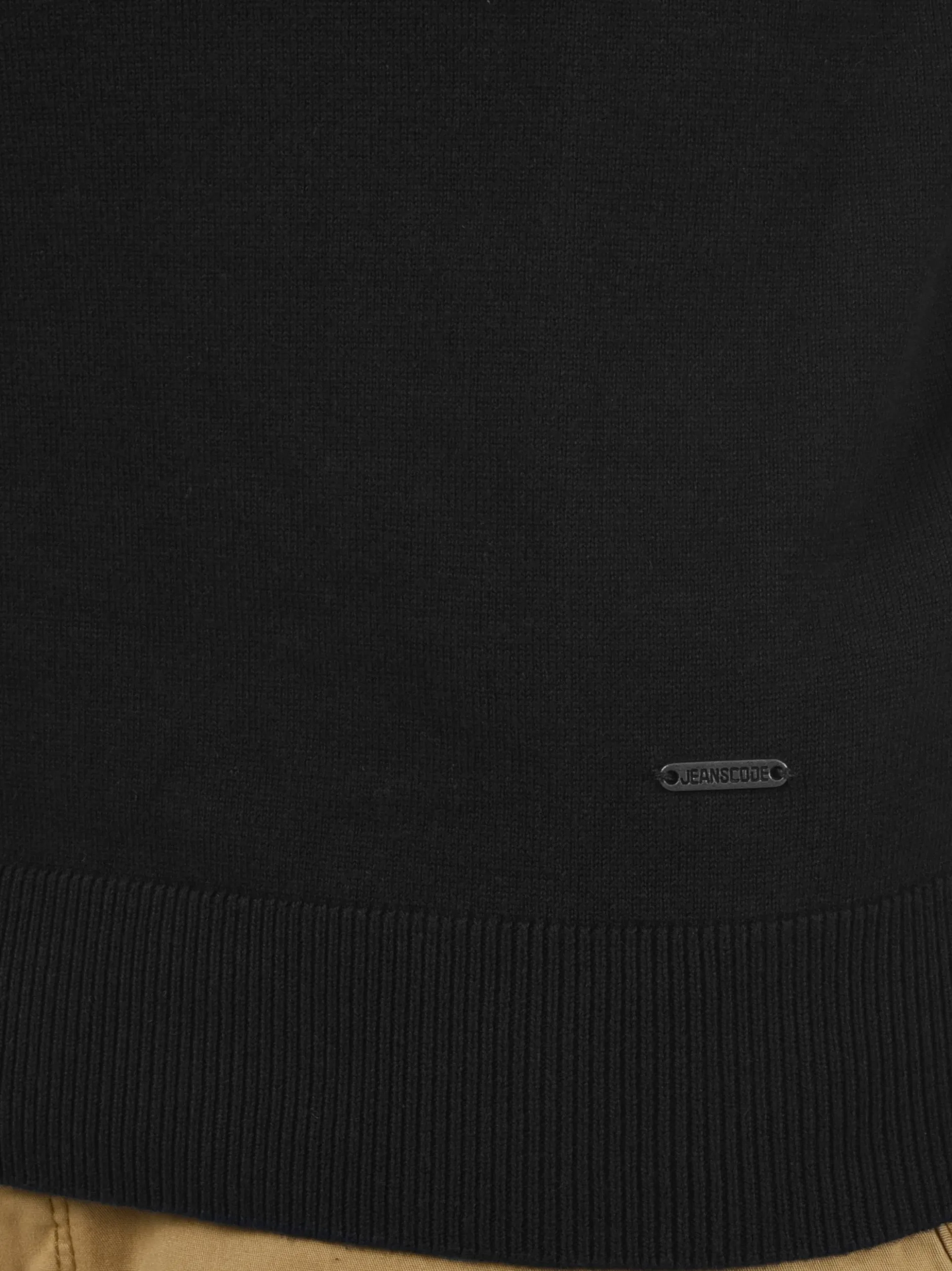 Indicode Herren Rollkragenpullover - IDErnetto in schwarz