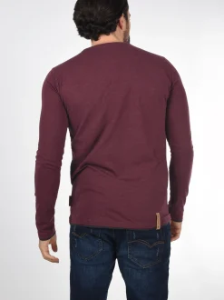 Indicode Herren Rundhalsshirt - IDGifford in rot