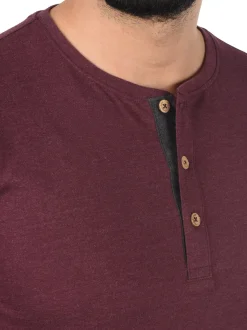 Indicode Herren Rundhalsshirt - IDGifford in rot