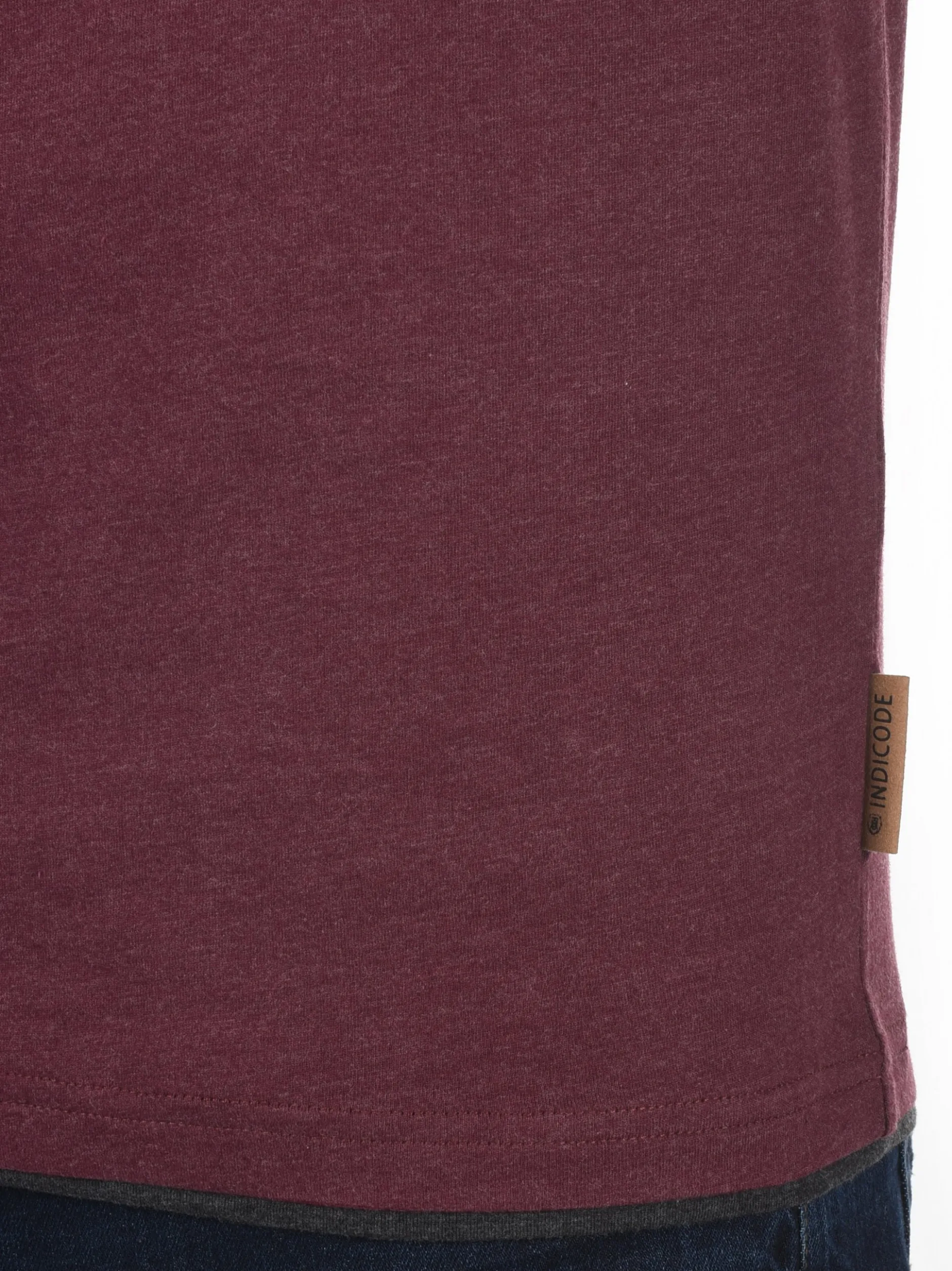 Indicode Herren Rundhalsshirt - IDGifford in rot