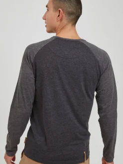 Indicode Herren Rundhalsshirt - IDWinston in anthrazit
