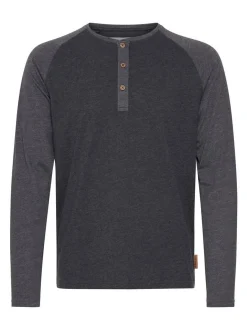 Indicode Herren Rundhalsshirt - IDWinston in anthrazit