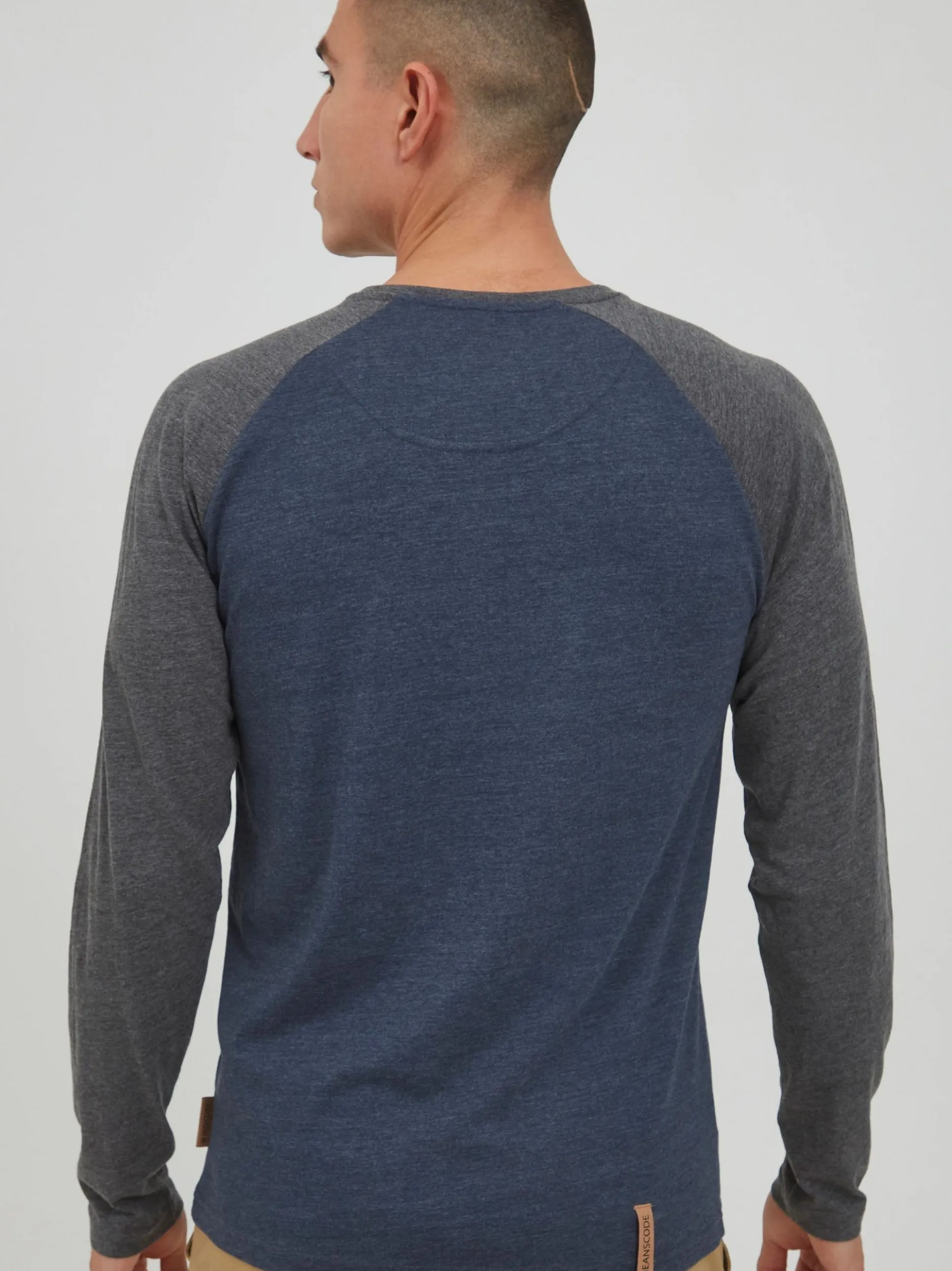 Indicode Herren Rundhalsshirt - IDWinston in blau