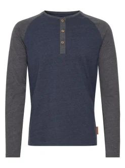 Indicode Herren Rundhalsshirt - IDWinston in blau