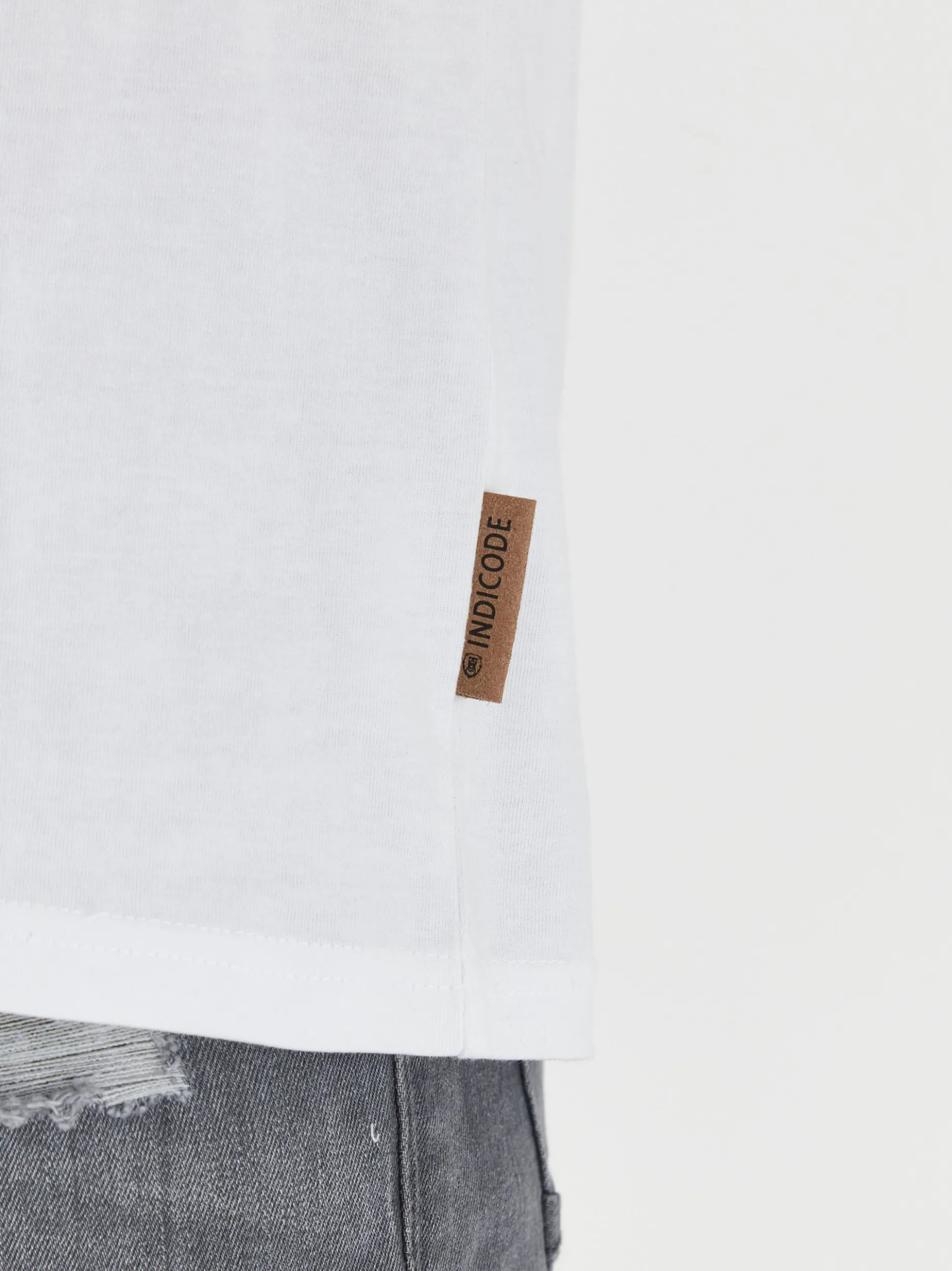 Indicode Herren Rundhalsshirt - IDGresham in weiß