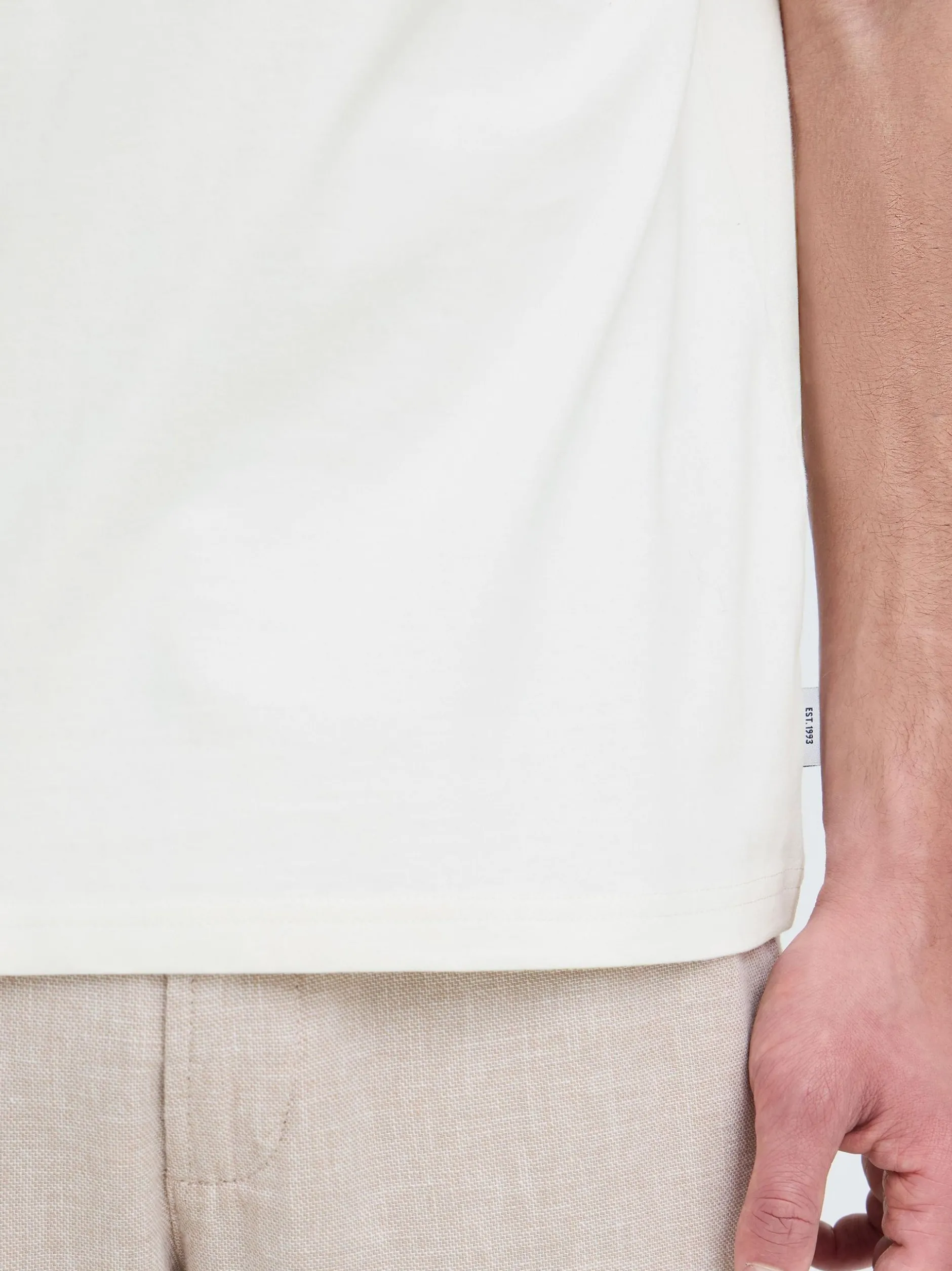 Indicode Herren Rundhalsshirt - IDBrybell in weiß
