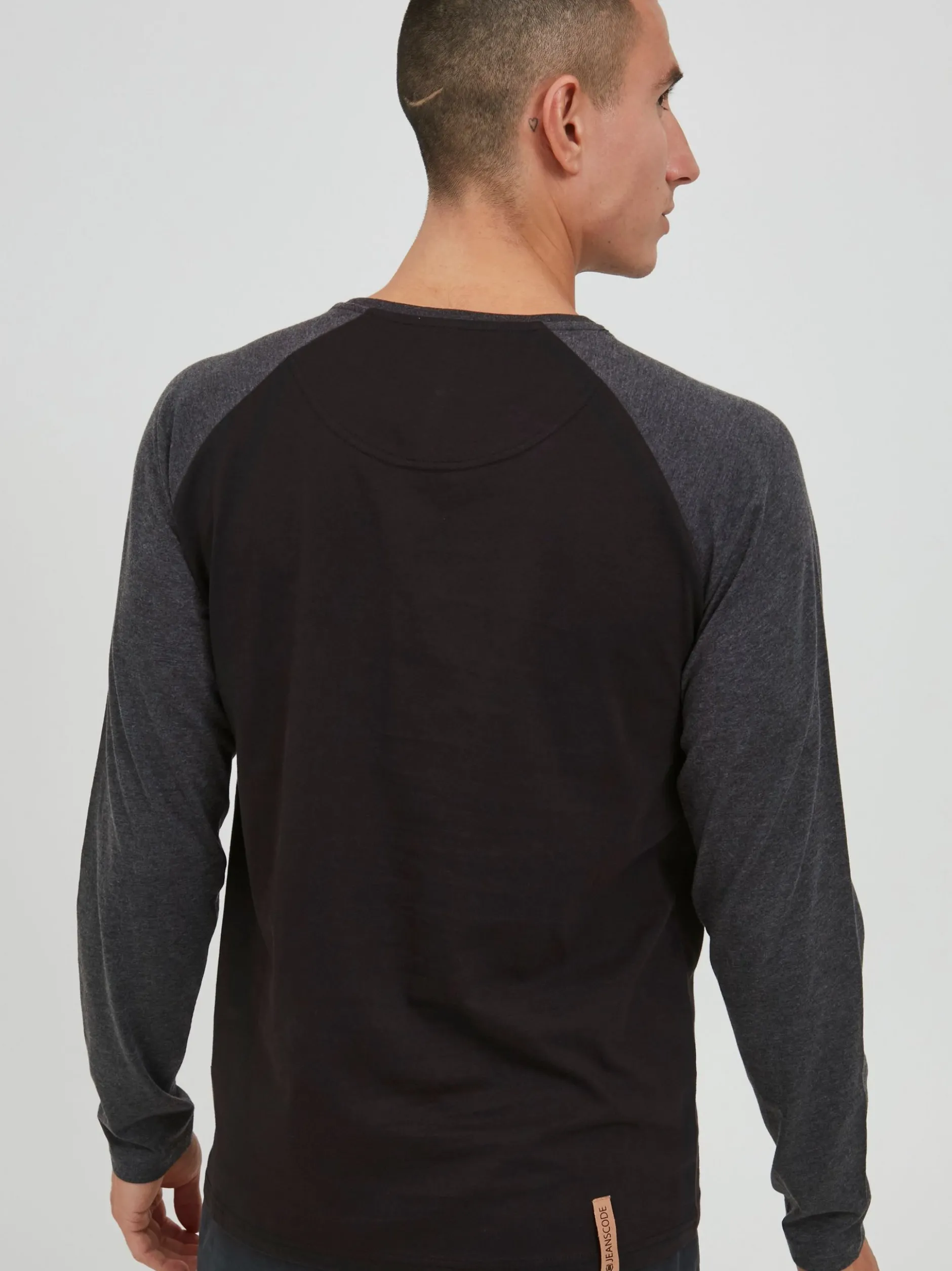 Indicode Herren Rundhalsshirt - IDWinston in schwarz