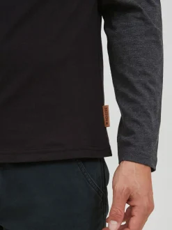 Indicode Herren Rundhalsshirt - IDWinston in schwarz