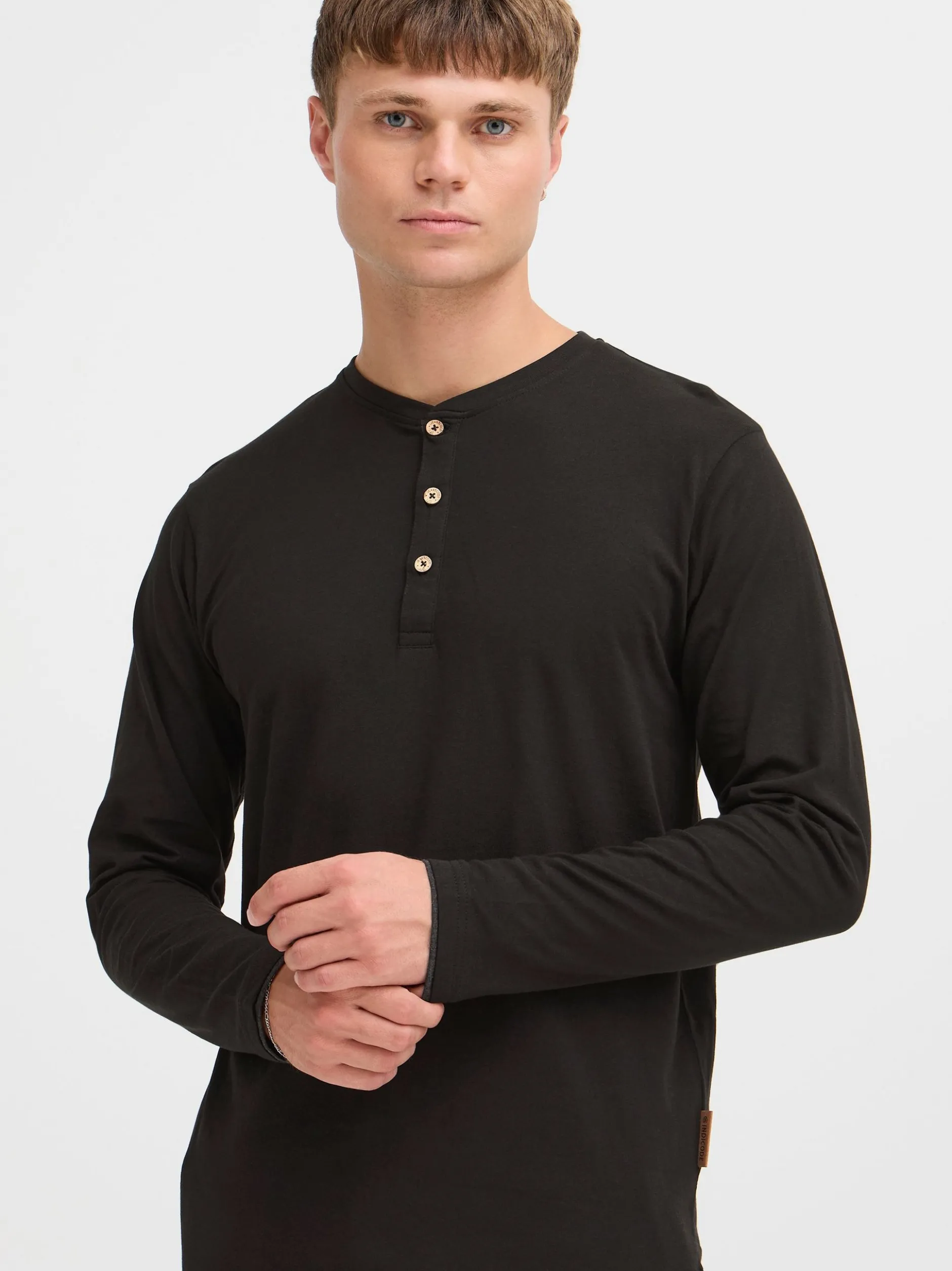 Indicode Herren Rundhalsshirt - IDGifford in schwarz