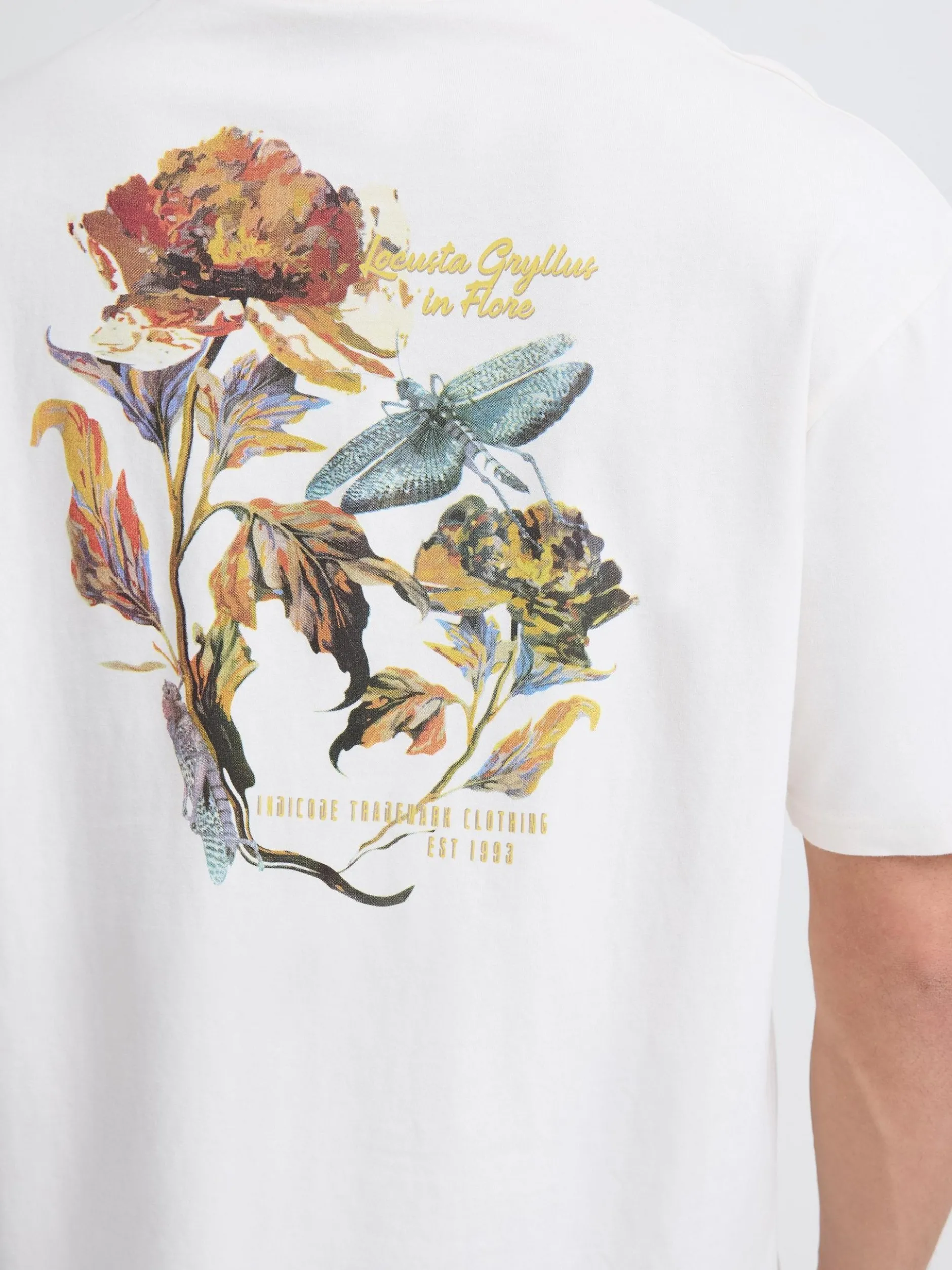 Indicode Herren Rundhalsshirt - IDValmon in weiß