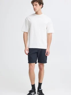 Indicode Herren Rundhalsshirt - IDValmon in weiß