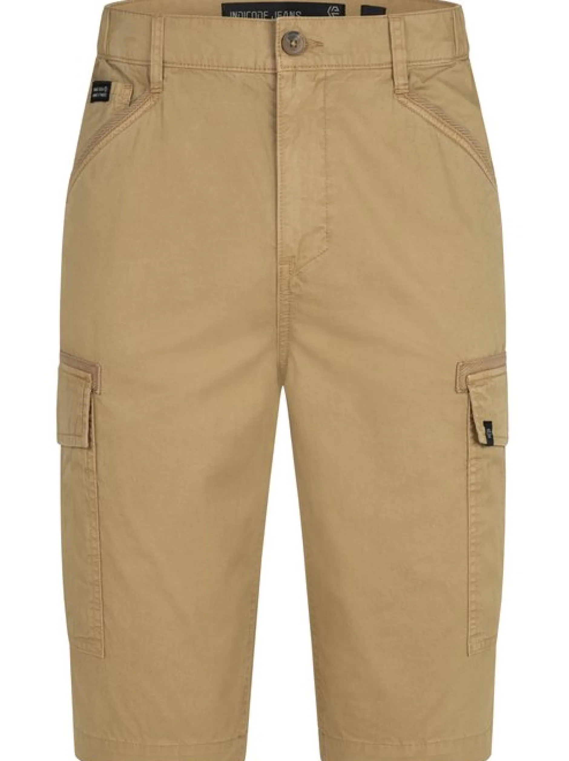 Indicode Herren Shorts Cargo - INNadim in camel