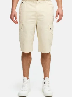 Indicode Herren Shorts Cargo - INNadim in beige sand