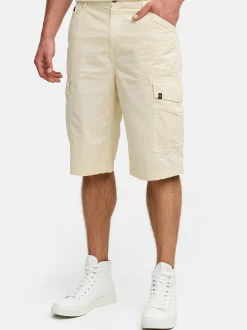 Indicode Herren Shorts Cargo - INNadim in beige sand