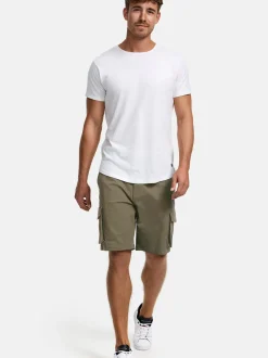 Indicode Herren Shorts Cargo - INSolupe in khaki