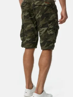 Indicode Herren Shorts Cargo - Monroe Cargo in khaki mehrfarbig