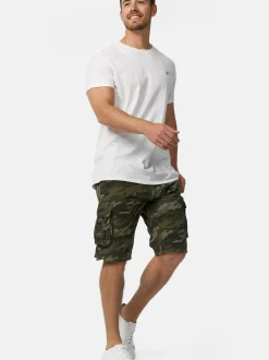 Indicode Herren Shorts Cargo - Monroe Cargo in khaki mehrfarbig
