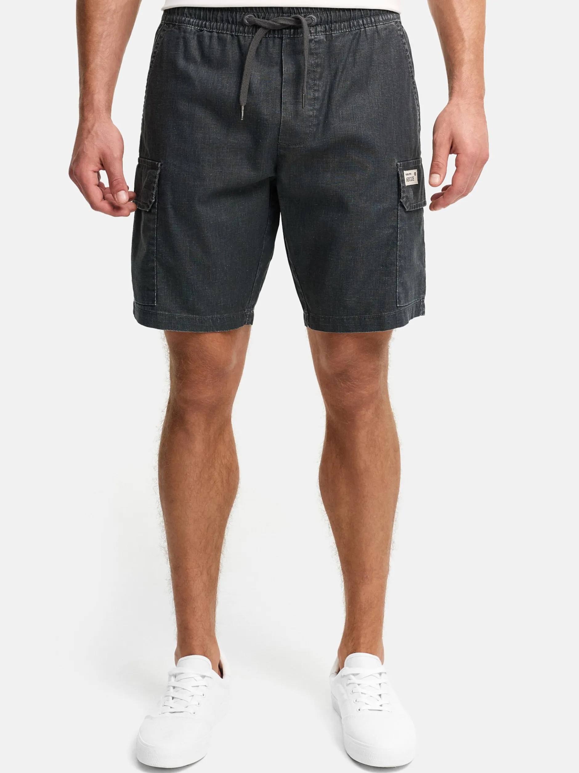 Indicode Herren Shorts Cargo - INCorry in anthrazit