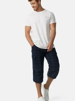 Indicode Herren Shorts Cargo - Nicolas Check in marine