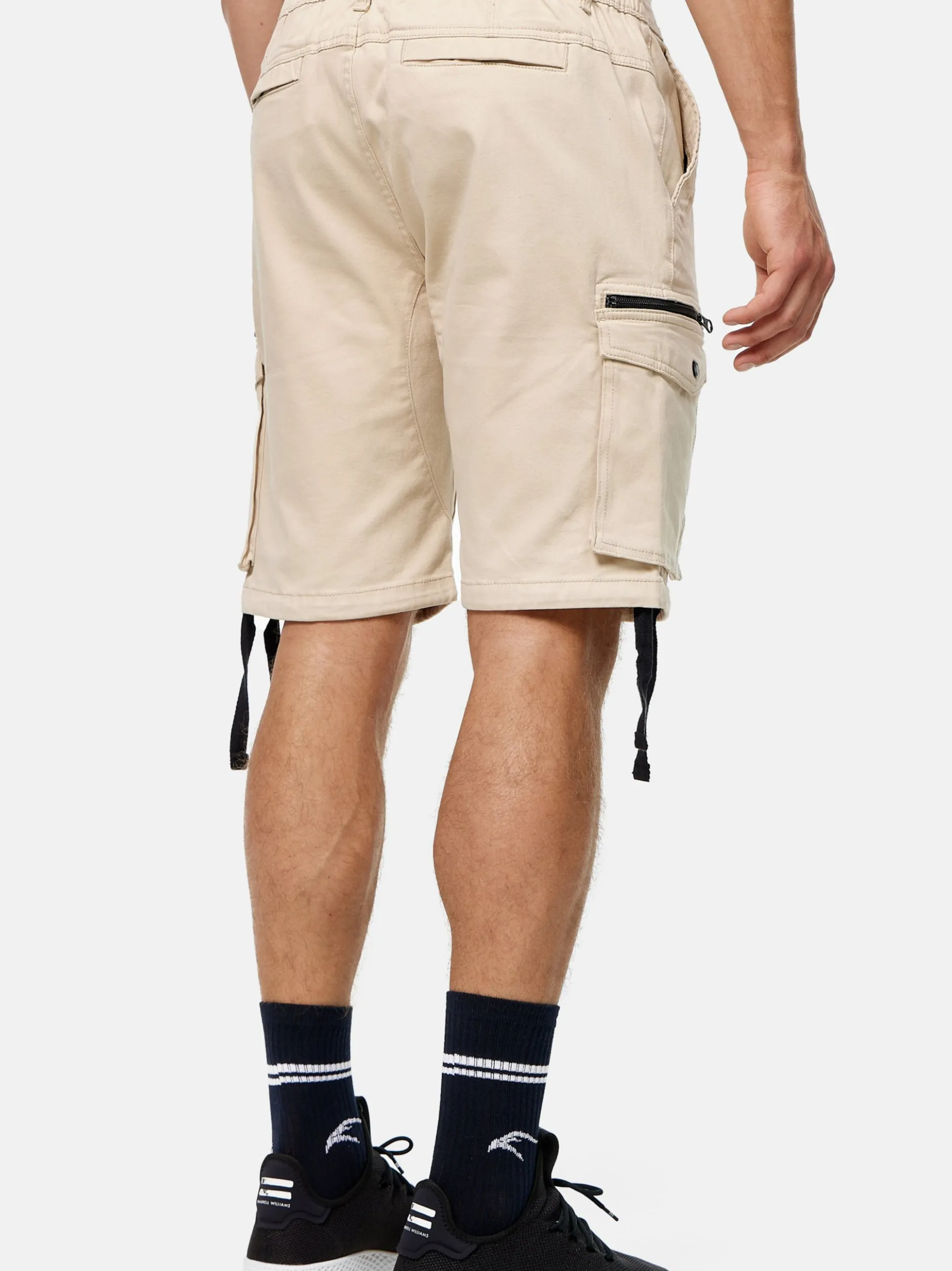 Indicode Herren Shorts Cargo - Agron in beige sand