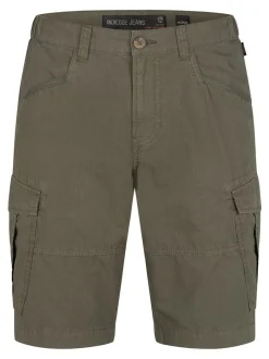 Indicode Herren Shorts Cargo - INDreier in khaki