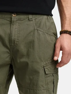 Indicode Herren Shorts Cargo - INDreier in khaki