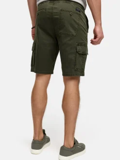 Indicode Herren Shorts Cargo - INKews in khaki