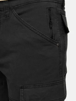 Indicode Herren Shorts Cargo - INStevie in schwarz