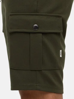 Indicode Herren Shorts Cargo - INNezzo Cargo Shorts in khaki