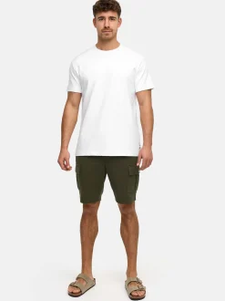Indicode Herren Shorts Cargo - INNezzo Cargo Shorts in khaki