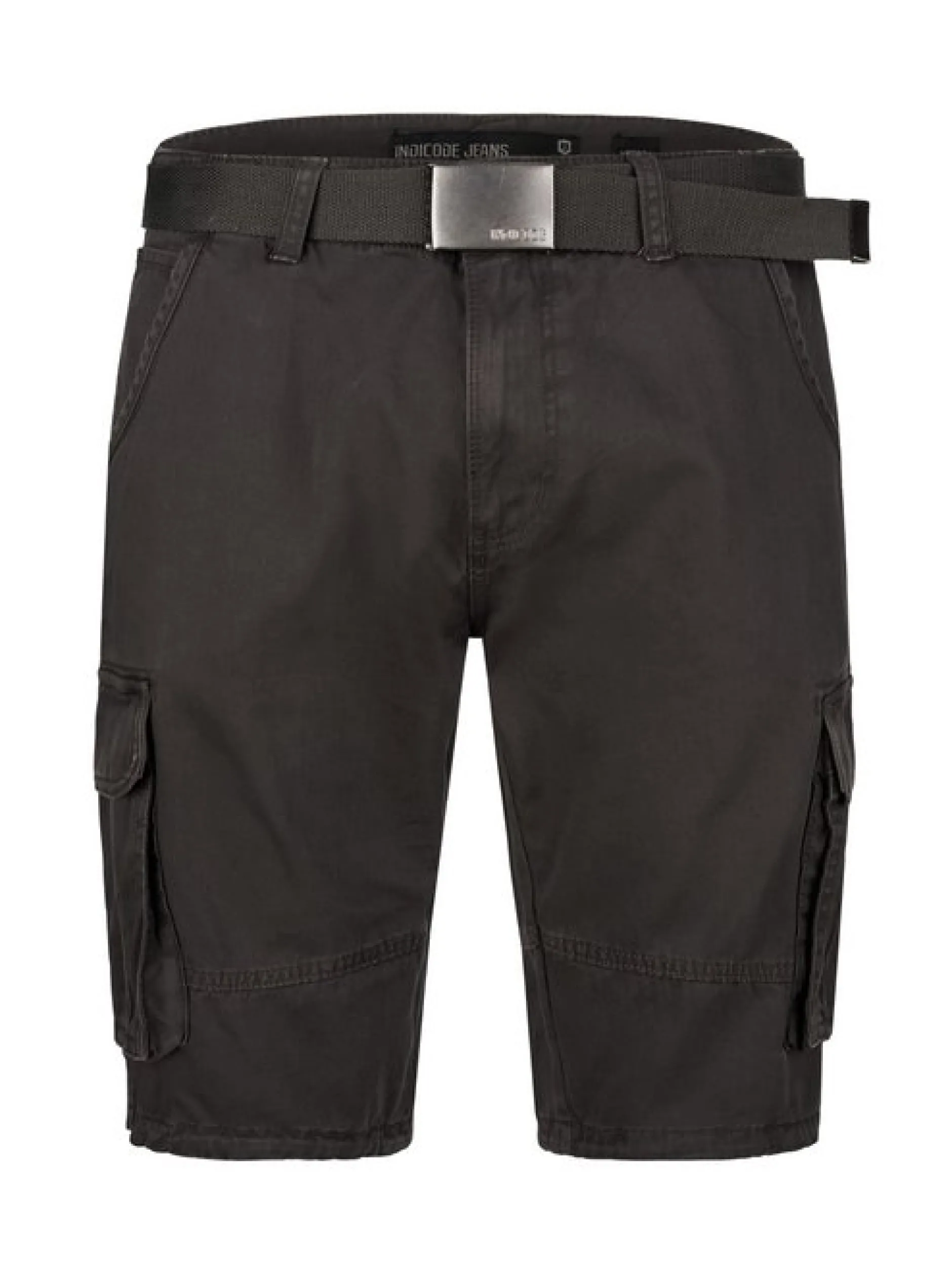 Indicode Herren Shorts Cargo - Blixt in braun