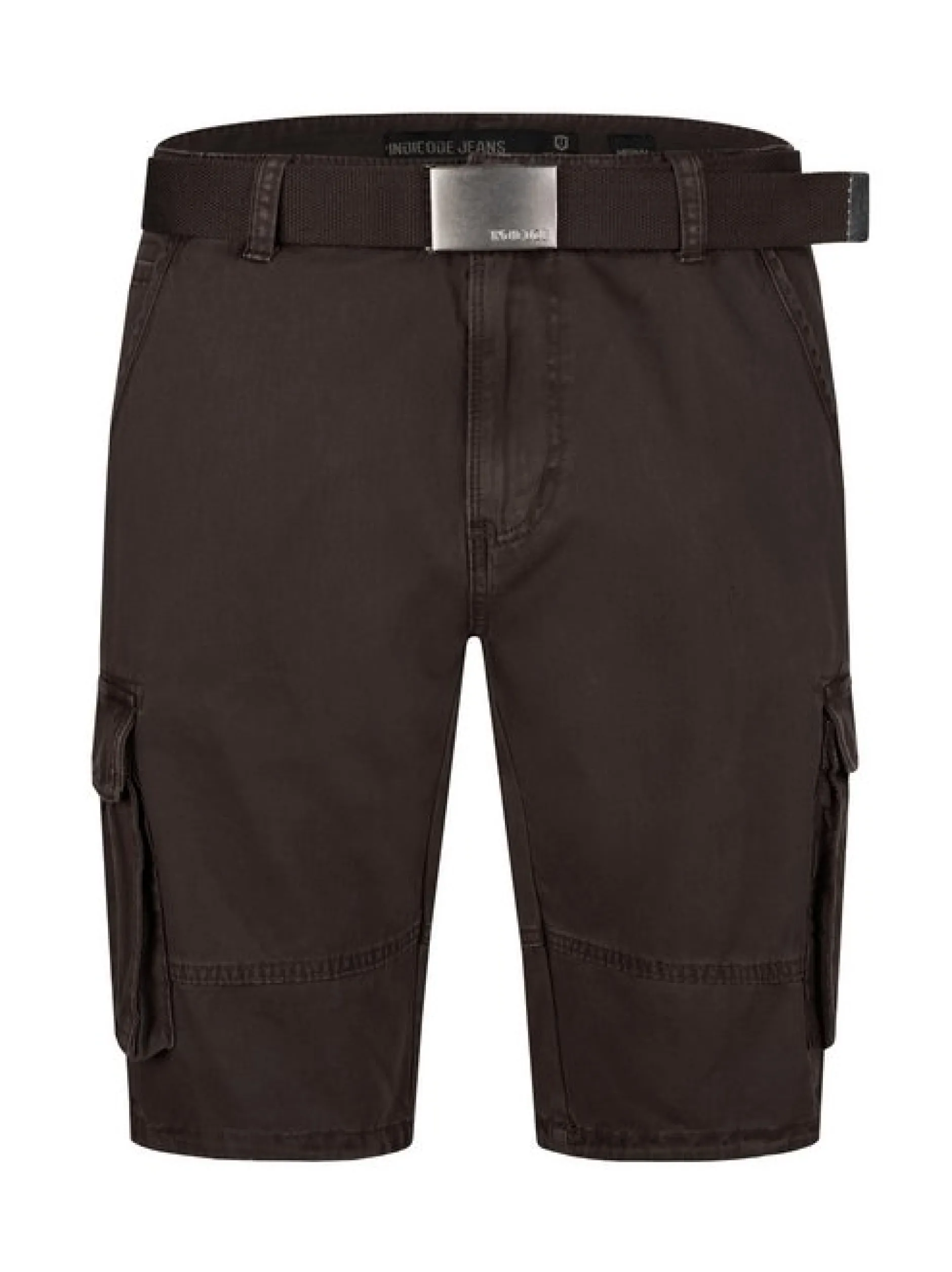 Indicode Herren Shorts Cargo - Blixt in braun