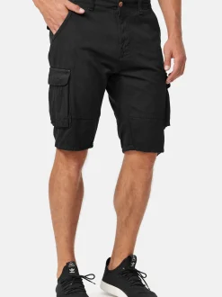 Indicode Herren Shorts Cargo - Monroe Cargo in schwarz