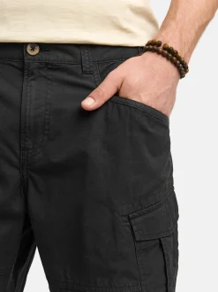 Indicode Herren Shorts Cargo - INDreier in schwarz