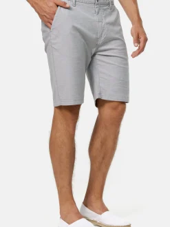 Indicode Herren Shorts Chino - Oklahoma in hellblau blau