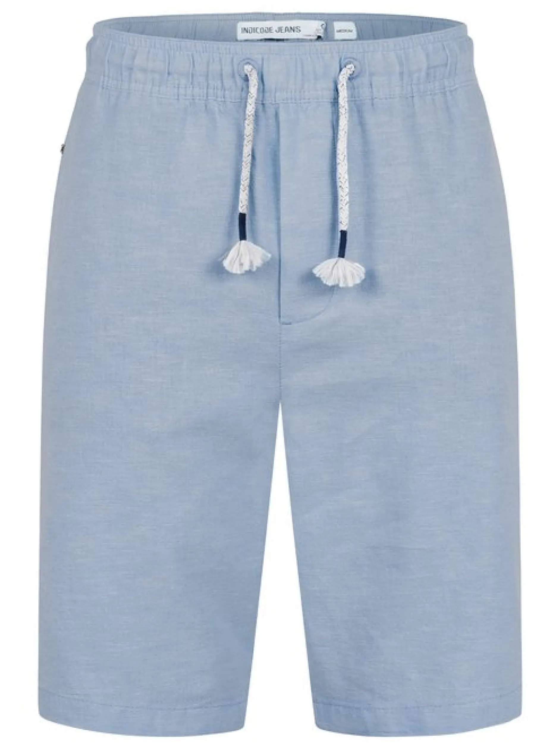 Indicode Herren Shorts Chino - INLino Short in hellblau