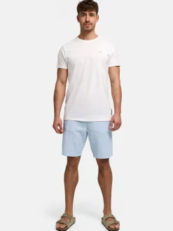 Indicode Herren Shorts Chino - INLino Short in hellblau