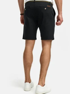Indicode Herren Shorts Chino - INThews in schwarz