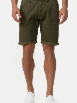 Indicode Herren Shorts Chino - Estrada in khaki