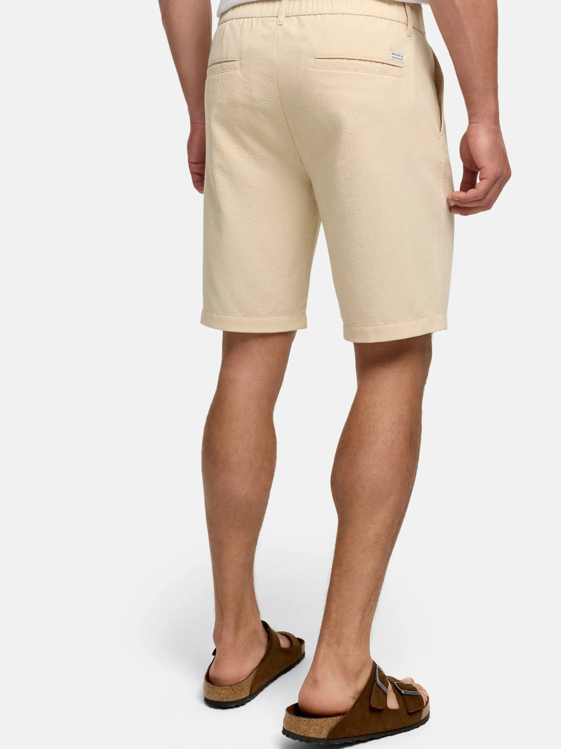 Indicode Herren Shorts Chino - INDaminos Short in beige sand