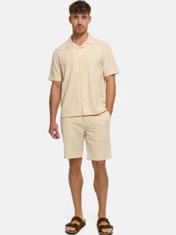 Indicode Herren Shorts Chino - INDaminos Short in beige sand