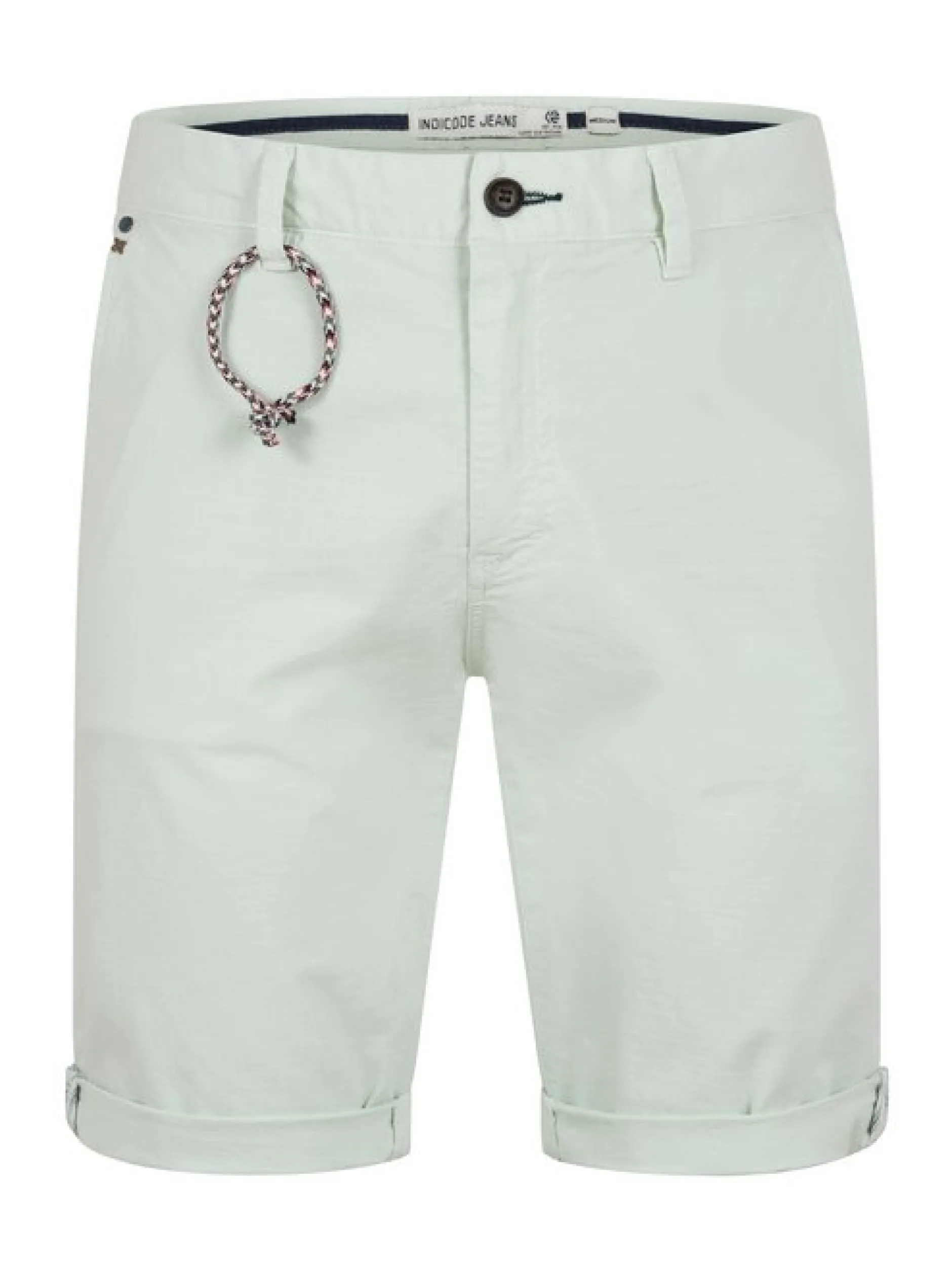 Indicode Herren Shorts Chino - INPifter in türkis hellblau
