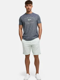 Indicode Herren Shorts Chino - INPifter in türkis hellblau
