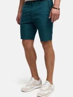 Indicode Herren Shorts Chino - INHutchico in aqua blau